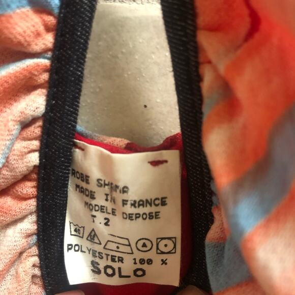 Robe Shama Stretch Crinkle Keyhole Dress S - Picture 5 of 14